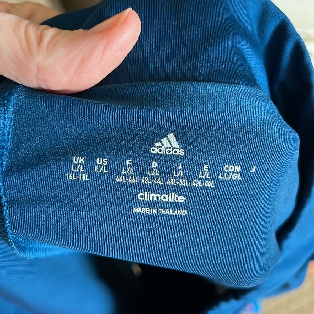 Adidas Climalite Blue Pleated Hem Tennis Golf Skort Skirt - Picture 7 of 8